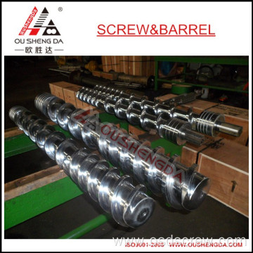 90mm Bimetal extruder screw barrel for PVC PP film blowing